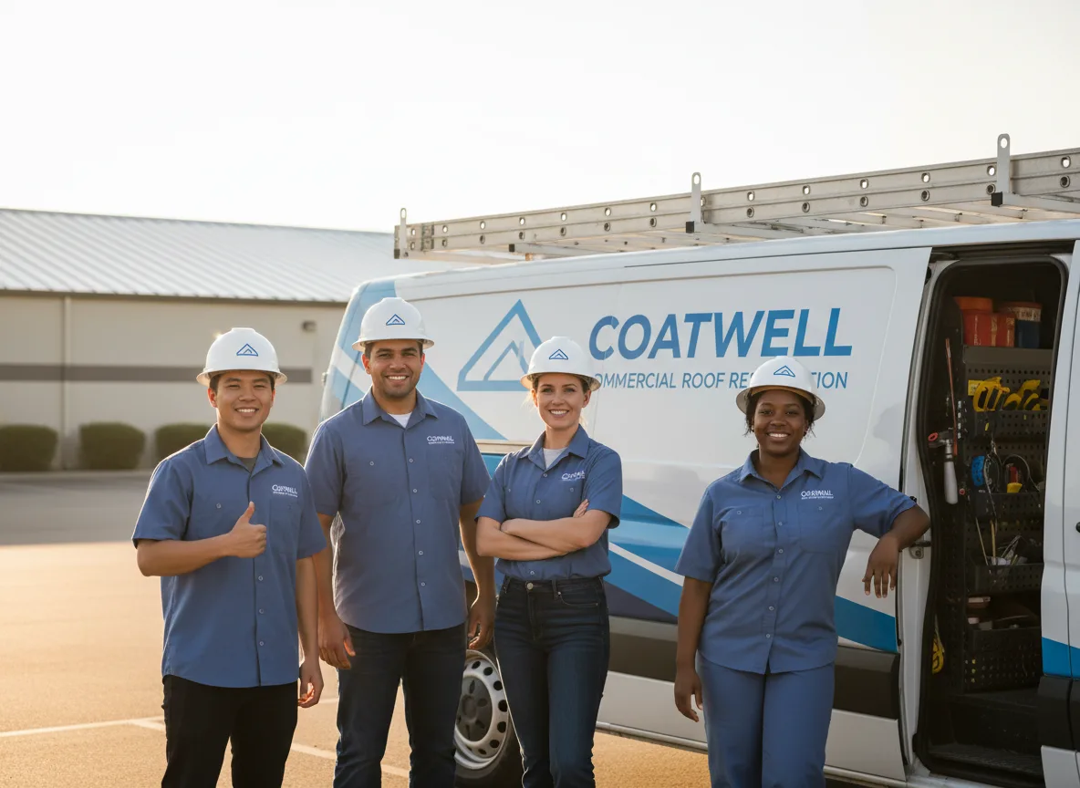 Commercial roof coating company in Staples, TX